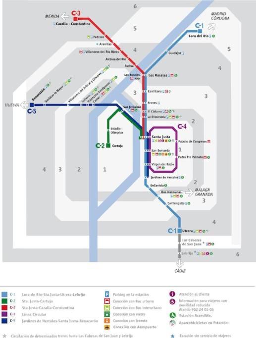Fibes Apartamento Con Piscina Y Parking Gratis Σεβίλλη Εξωτερικό φωτογραφία